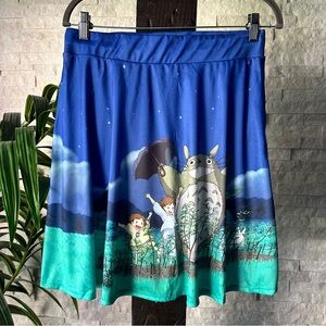 Studio Ghibli Anime My Neighbor Totoro Skater Skirt Size XL